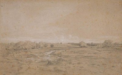 Landschaft mit Teich (Berri) von Theodore Rousseau