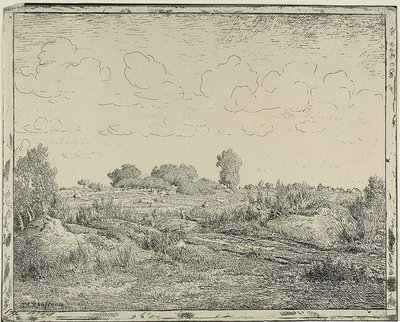 Ebene bei Plante à Biau von Theodore Rousseau