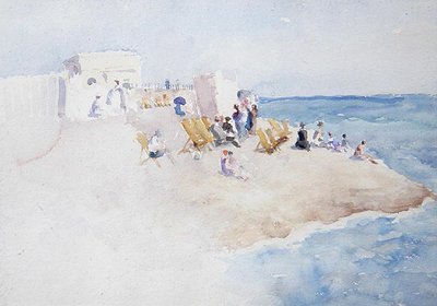 Badeanstalt in St. Leonards-on-Sea von Theodore Roussel