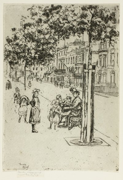 Chelsea-Kinder, Chelsea Embankment von Theodore Roussel