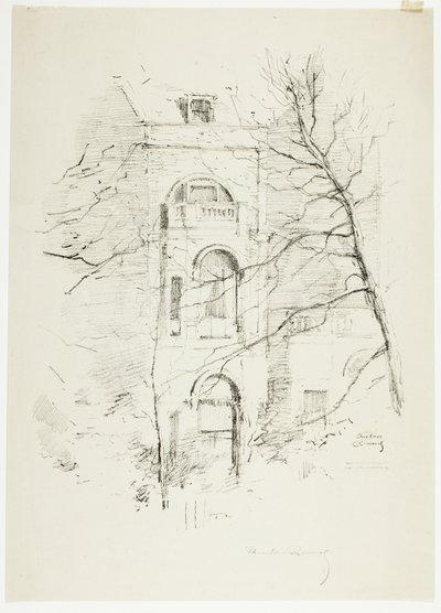 Winter, ein Haus im Green Park von Theodore Roussel