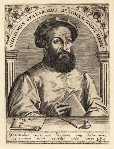 Guglielmo Gratarolo von Theodore de Bry
