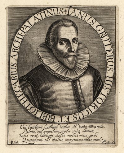 Jan Gruter, flämischstämmiger Philologe von Theodore de Bry