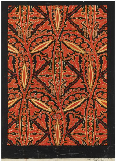 Tapetendesign von Theodorus (1866 1951) Nieuwenhuis