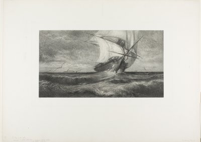Das Geisterschiff von Theophile Narcisse Chauvel