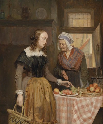Die Obstverkäuferin von Theodore Joseph Canneel