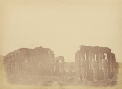 Übersicht des Ramesseum von Théodule Devéria