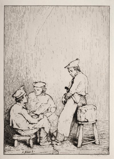 Die Karte von Auguste Theodule Ribot