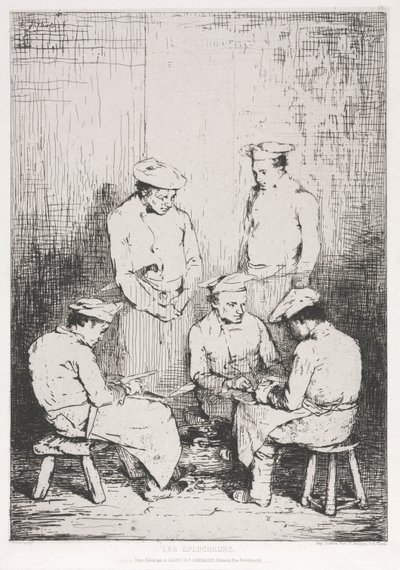 Die Kartoffelschäler von Auguste Theodule Ribot