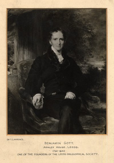 Porträt von Benjamin Gott von Thomas (after) Lawrence