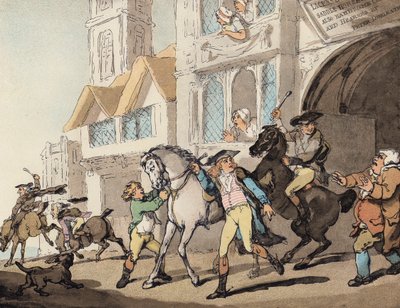 Auf dem Weg zu einer Dachshetze von Thomas (after) Rowlandson