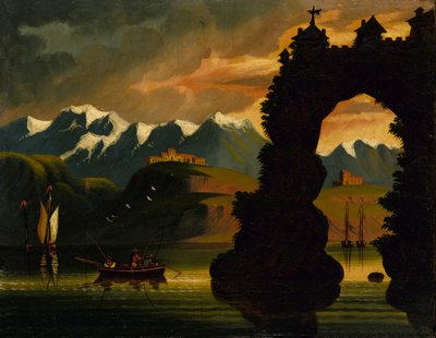 Landschaft, Mitte 19. Jahrhundert von Thomas Chambers