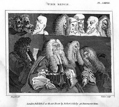 Die Bank, 18. Jahrhundert von Thomas Clerk