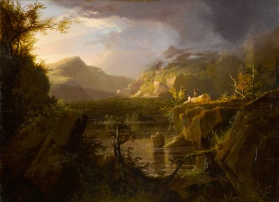 Romantische Landschaft, ca. 1826 von Thomas Cole