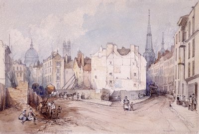 Cannon Street, London, 1851 von Thomas Colman Dibdin