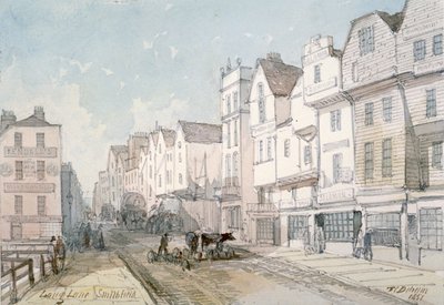 Long Lane, City of London, 1851 von Thomas Colman Dibdin
