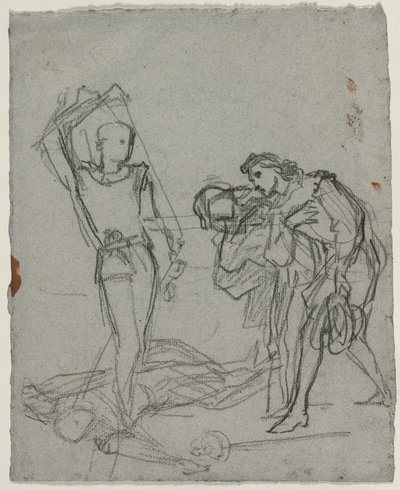 Duell nach dem Maskenball (recto) von Thomas Couture