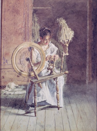 Spinnen, 1881 von Thomas Cowperthwait Eakins