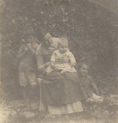 Frances Crowell und ihre Kinder von Thomas Eakins