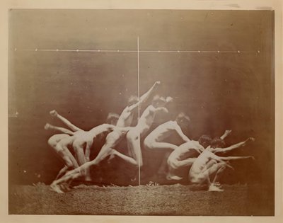 Marey-Rad-Fotografien eines unbekannten Modells, 1884 von Thomas Eakins