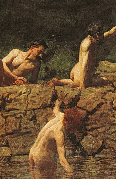 Schwimmloch, 1885 von Thomas Eakins