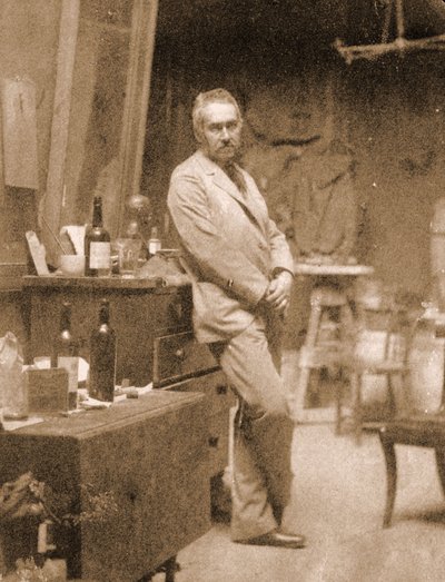 Thomas Eakins in seinem Arbeitszimmer, 1889 von Thomas Eakins
