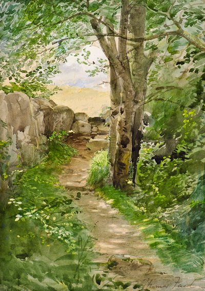 Waldweg von Thomas Faed