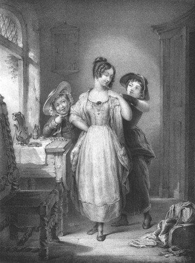 Vorbereitung auf den Maifeiertag, 1830 von Thomas Fairland