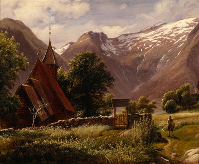 Tjugum Kirche, Balestrand von Thomas Fearnley