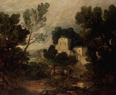 Eine romantische Landschaft von Thomas Gainsborough