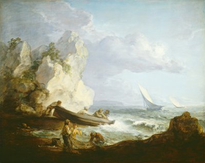 Küste mit Fischern von Thomas Gainsborough