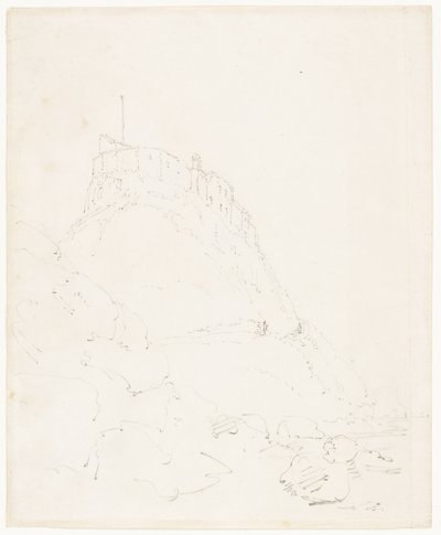 Holy Island Castle, Durham von Thomas Girtin