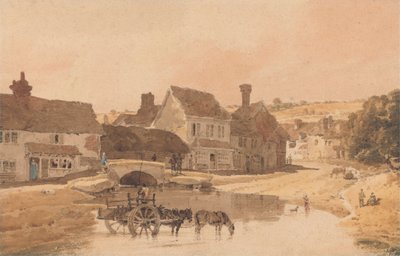 Das Dorf Kirkstall, Yorkshire von Thomas Girtin