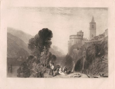 Schloss Dartmouth am Fluss Dart von Thomas Goff Lupton