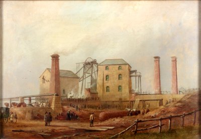 Hartley Colliery nach der Katastrophe, 1869 von Thomas H. Hair