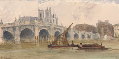 Westminster Bridge und die Abtei von Thomas Hollis
