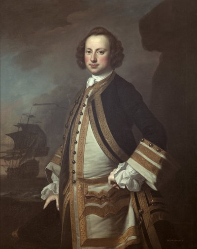 Sir George Pocock, 1760 von Thomas Hudson