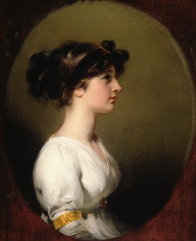 Die ehrenwerte Caroline Upton, ca. 1800 von Thomas Lawrence