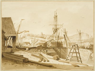 Western Wapping Dock von Thomas Leeson the Elder Rowbotham