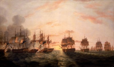 Die Schlacht am Nil von Thomas Luny