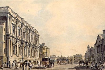 Whitehall mit dem Birmingham House von Thomas Malton Jnr.