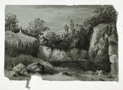 Felsiger Pool von Thomas Monro