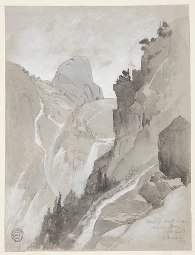 Vernal Falls, Yosemite von Thomas Moran