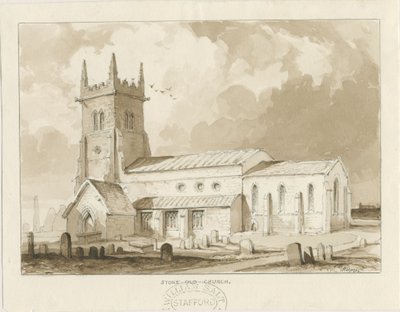 Stoke-upon-Trent Kirche [Alt] von Thomas Peploe Wood