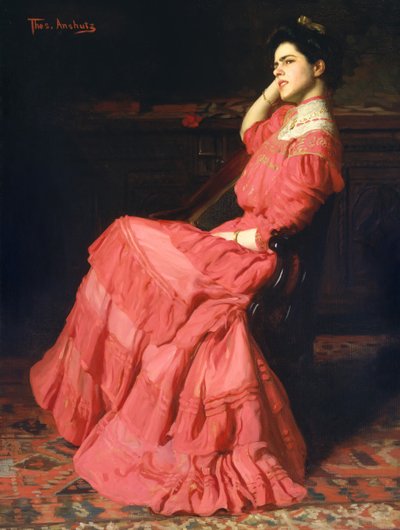 Eine Rose (1907) von Thomas Pollock Anshutz