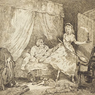 Ein Bettwärmer, ca. 1785 von Thomas Rowlandson