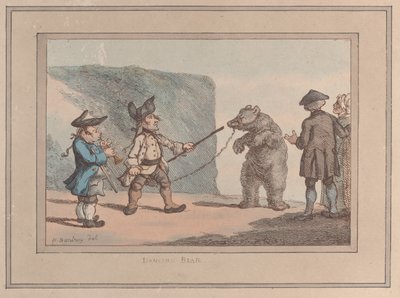 Ein tanzender Bär von Thomas Rowlandson