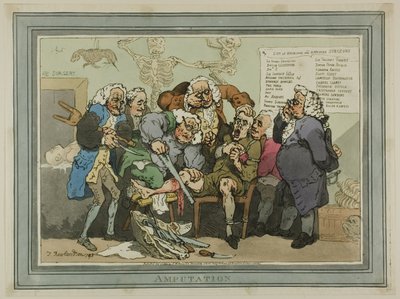 Amputation von Thomas Rowlandson