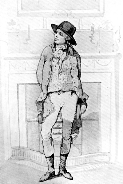 George Morland, 1786 von Thomas Rowlandson