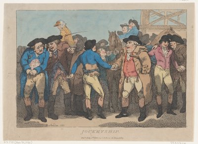 Jockeyship, 1. Juli 1802 von Thomas Rowlandson